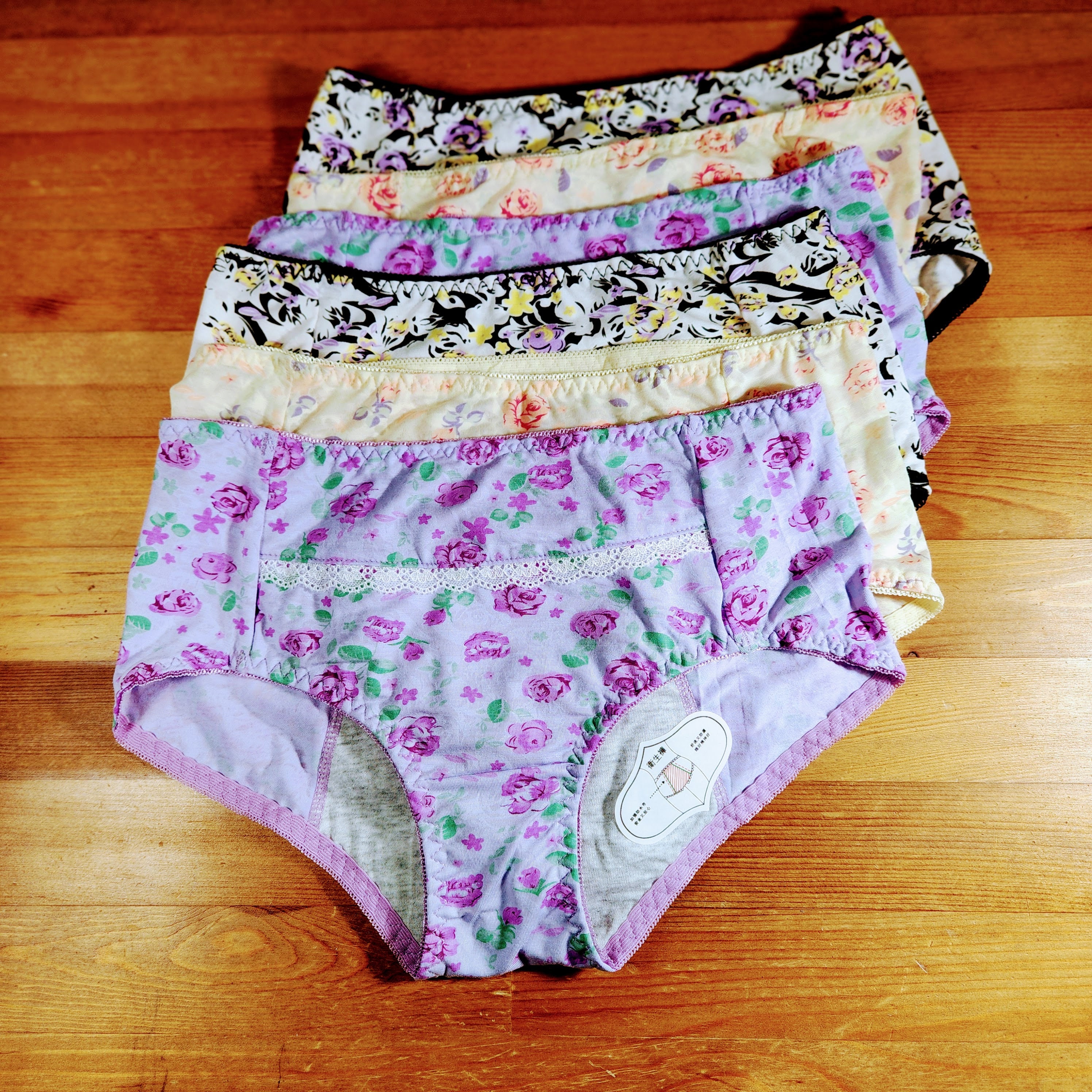 3 Pack Period Panties Leak Proof . menstrual Underwear 3 Layer