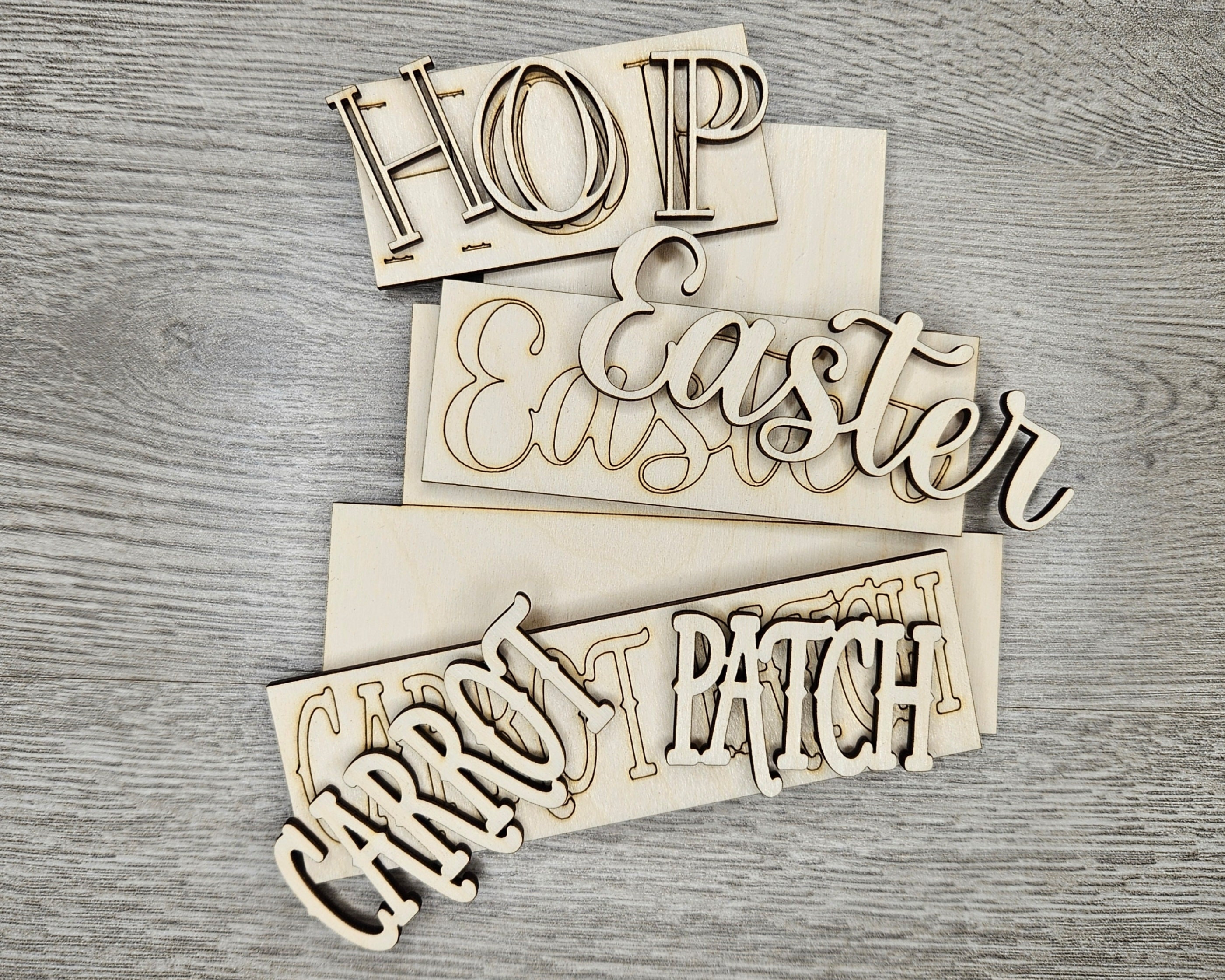 Easter Wood Block Easter Bunny Spring Crafts Easter Crafts Springtime DIY Craft Kits Paint Party