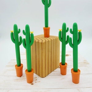 Cactus Bloom Pot Pen | Succulent Stationery | School Supplies | Cute Cactus Pen | Cacti |  Cactus Ballpoint Pen