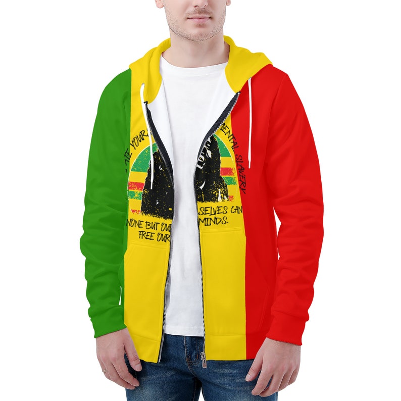 Bob Marley Puffy Paint Hoodie main image 1