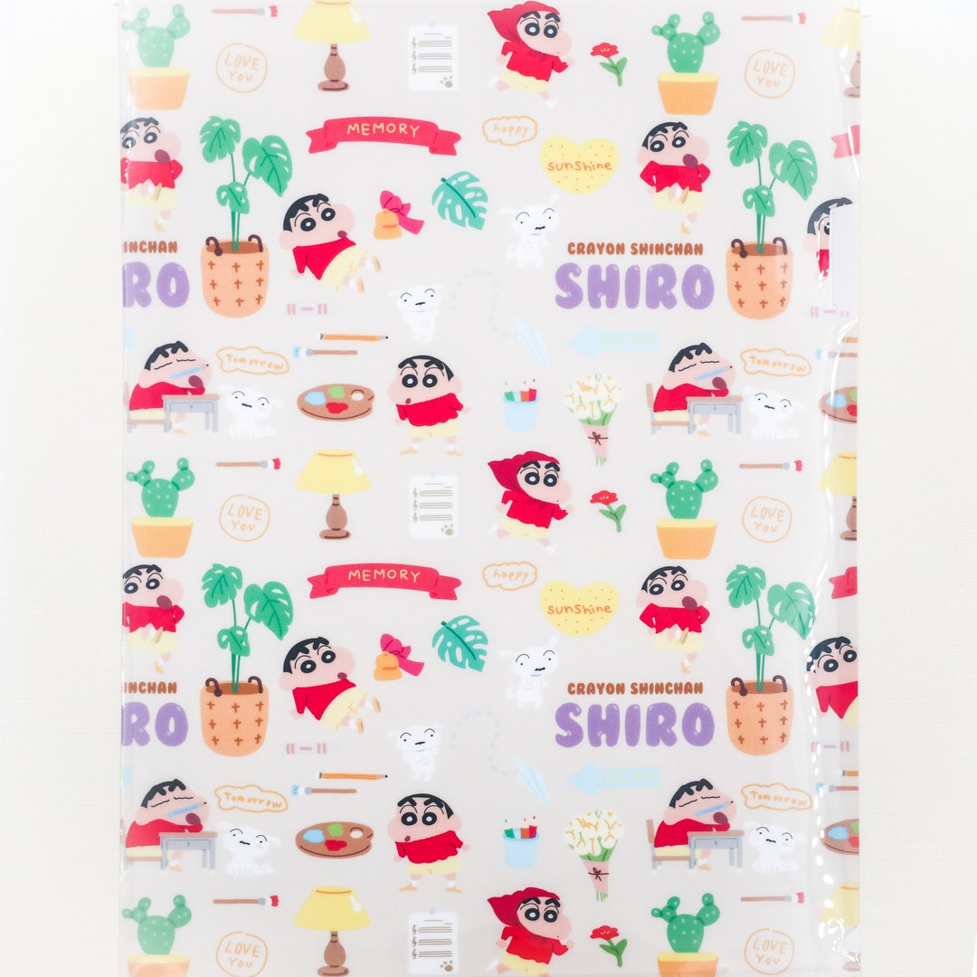 Crayon Shin-chan Shiro A4 Folder File - Etsy