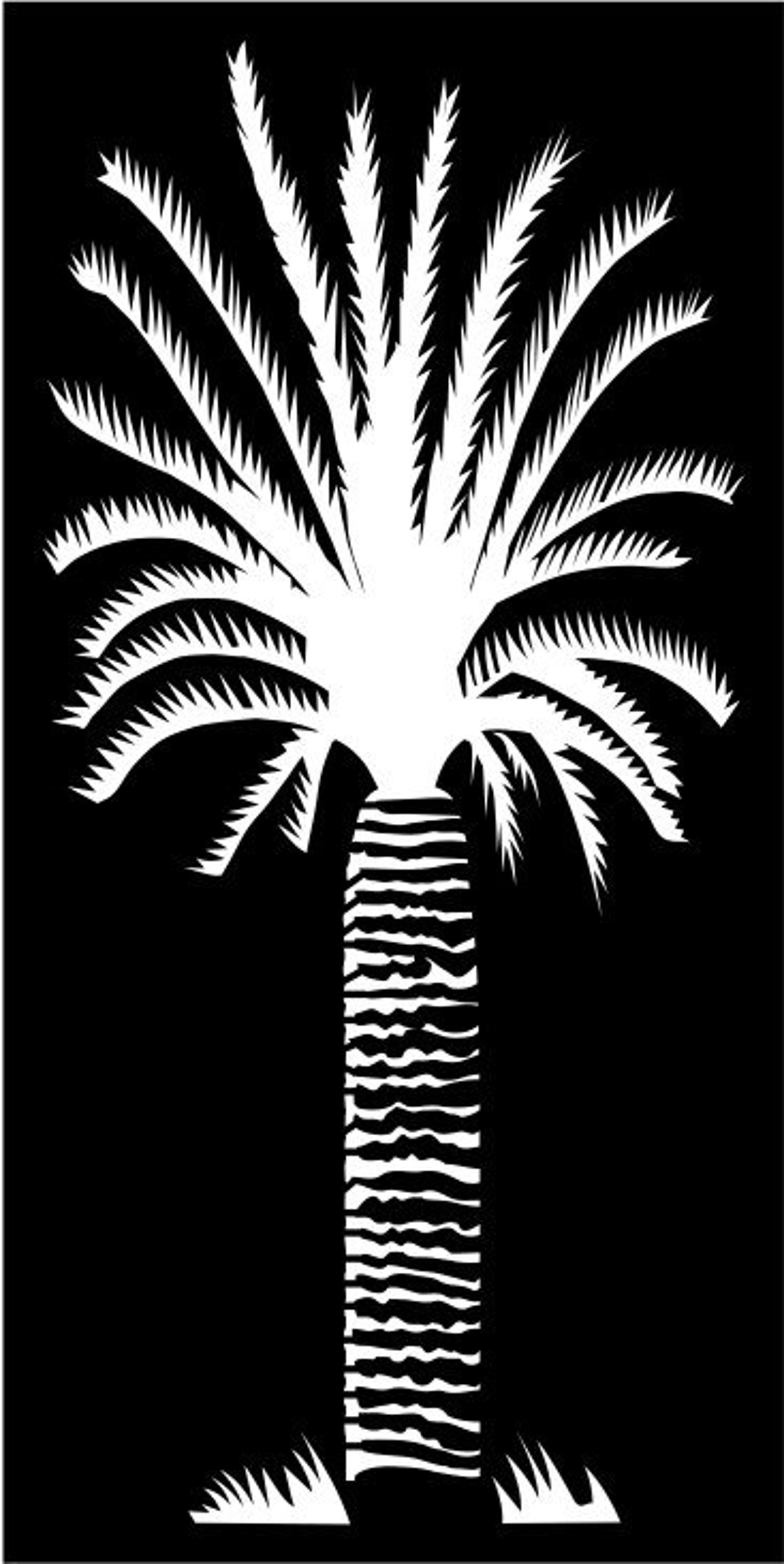 Palm Tree Dxf Svg Png Eps Dxf File Quality Cut File Cnc - Etsy Finland
