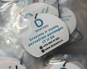 50-1000 pcs Custom Car Logo Air Fresheners Business Bulk