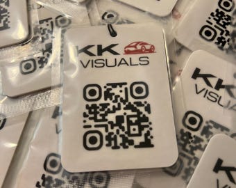 50-1000 pcs Custom Car Logo Air Fresheners Business Bulk