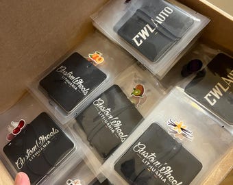 50-1000 pcs Custom Car Logo Air Fresheners Business Bulk