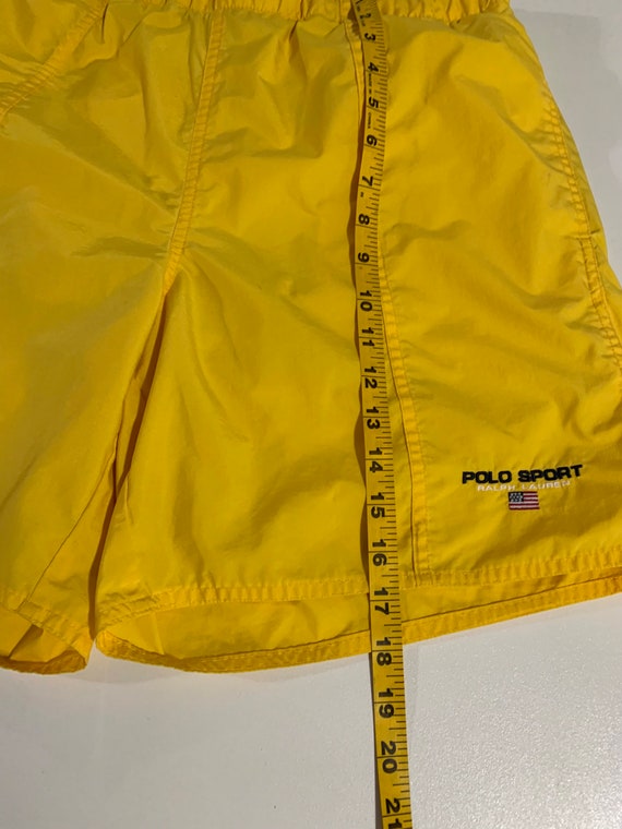 Vintage 90s Polo Sport Shorts Size Small Yellow Swim Shorts - Etsy