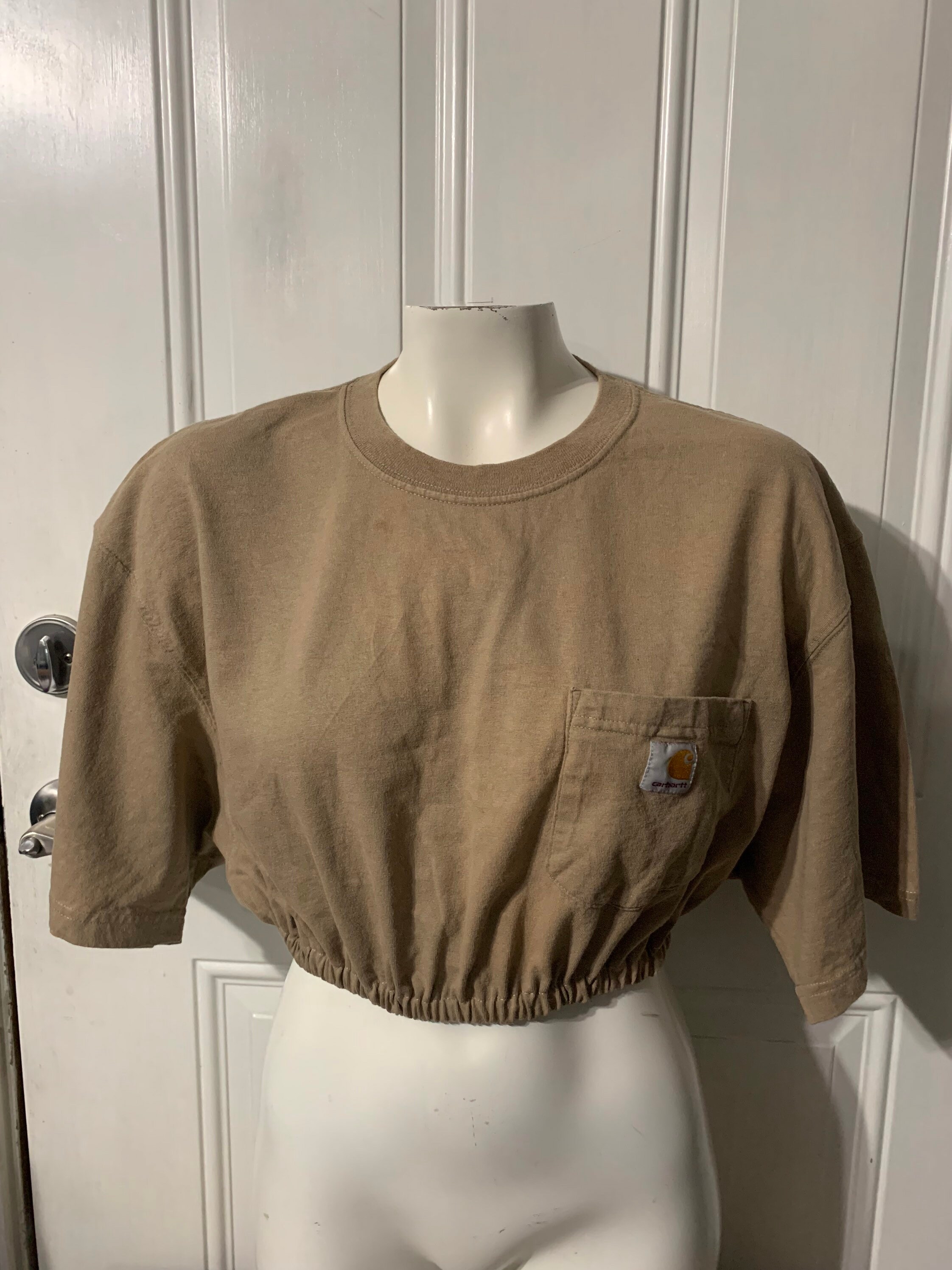 Tan Crop Top - Etsy