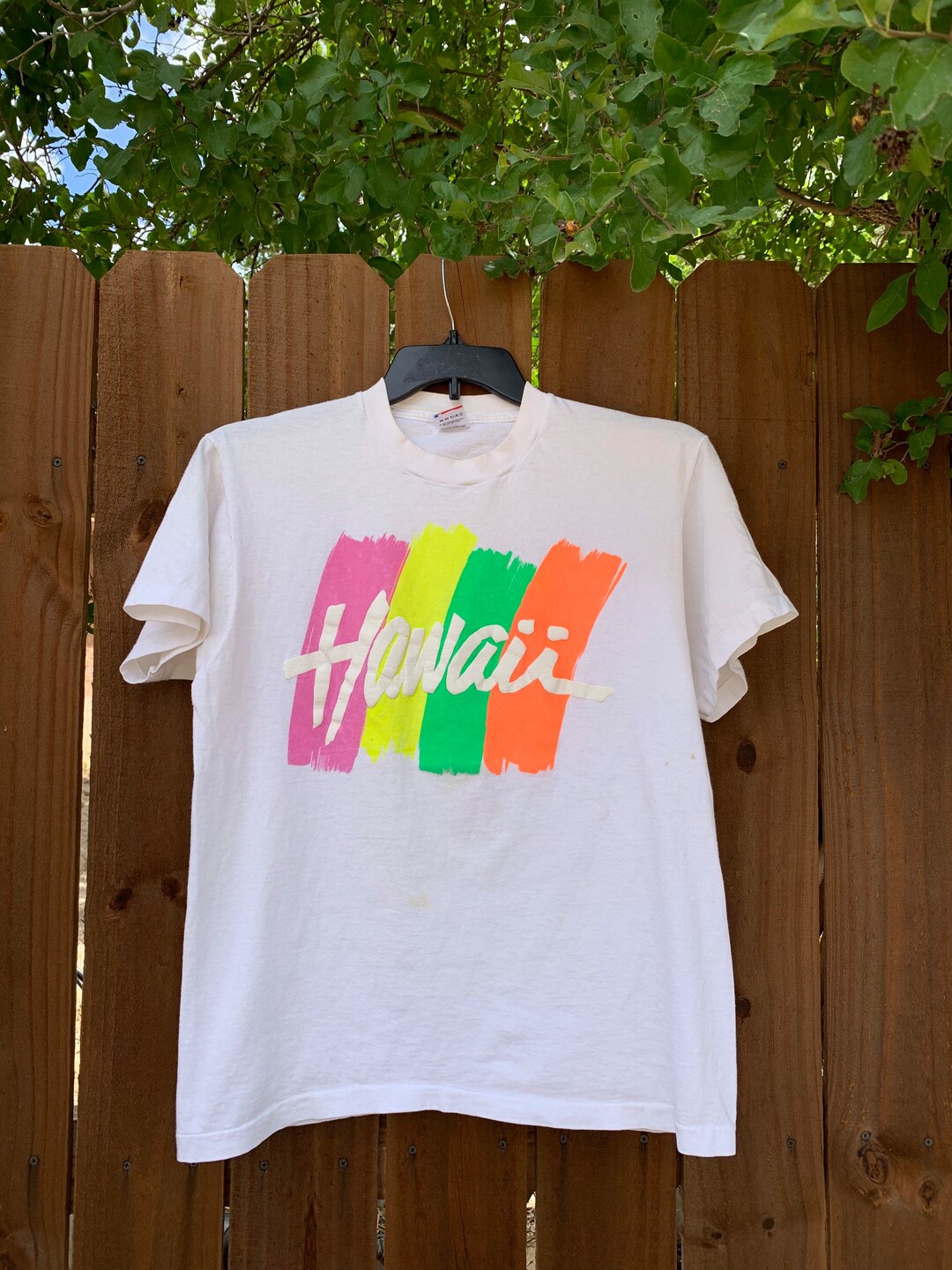 Vintage 80's Hawaii Single Stitch Tee Size Large by Fruit of the