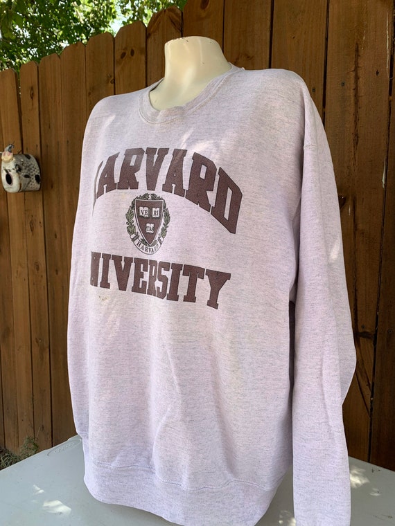 Vintage 90s Harvard University Crewneck pullover … - image 3