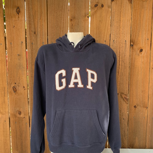 Y2K Vintage GAP Men’s Hoodie size Small, 2000s, Blue Hoodie, Urban Style, Streetwear.