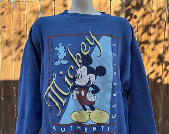MickeyMouse　VINTAGE 300×270 it's so big Vintage 90s Mickey Unlimited Jerry Leigh Mickey Mouse Crew Neck