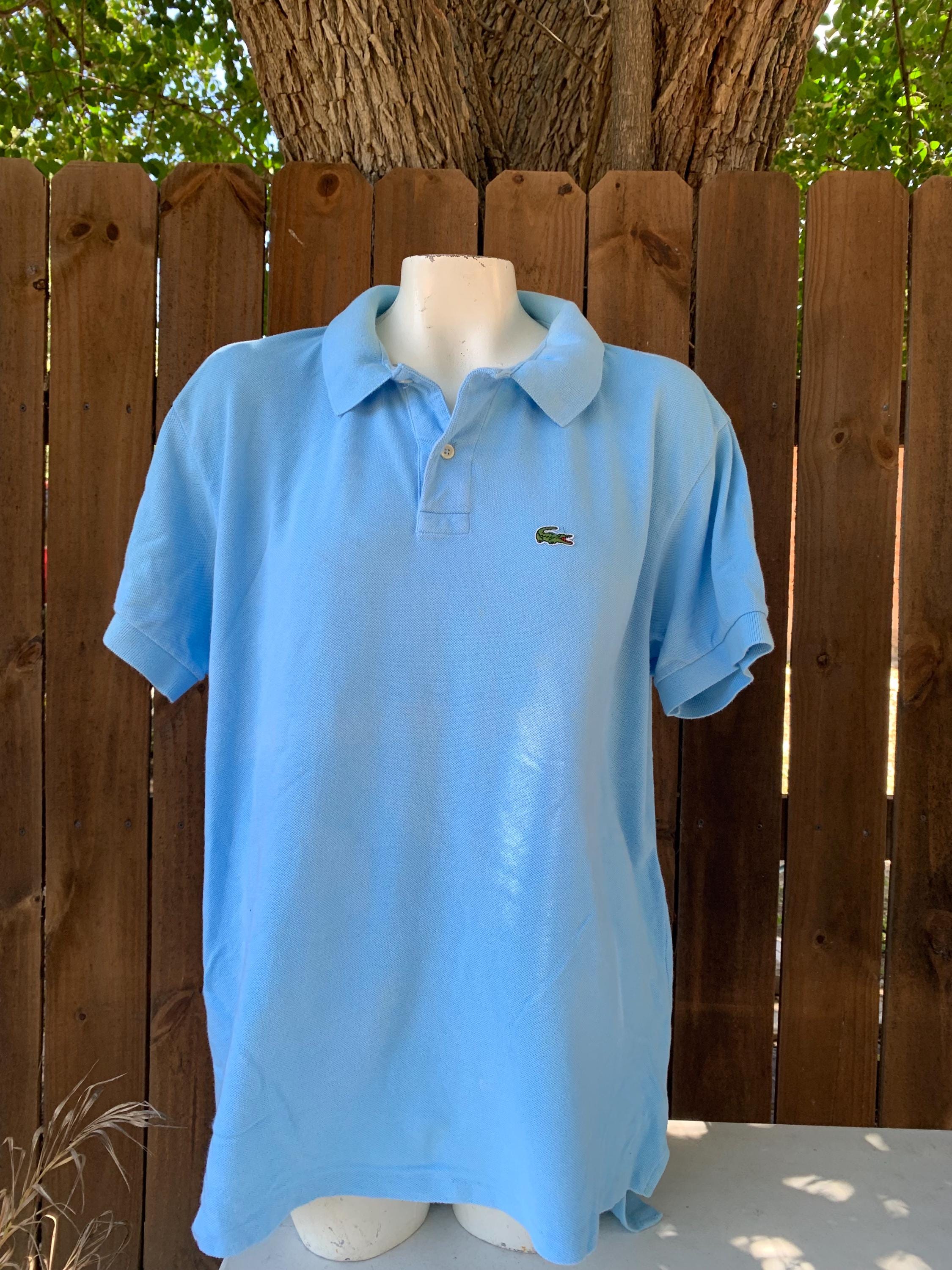 1980s Vintage Izod Lacoste Embroidered Classic Logo Men's T-shirt