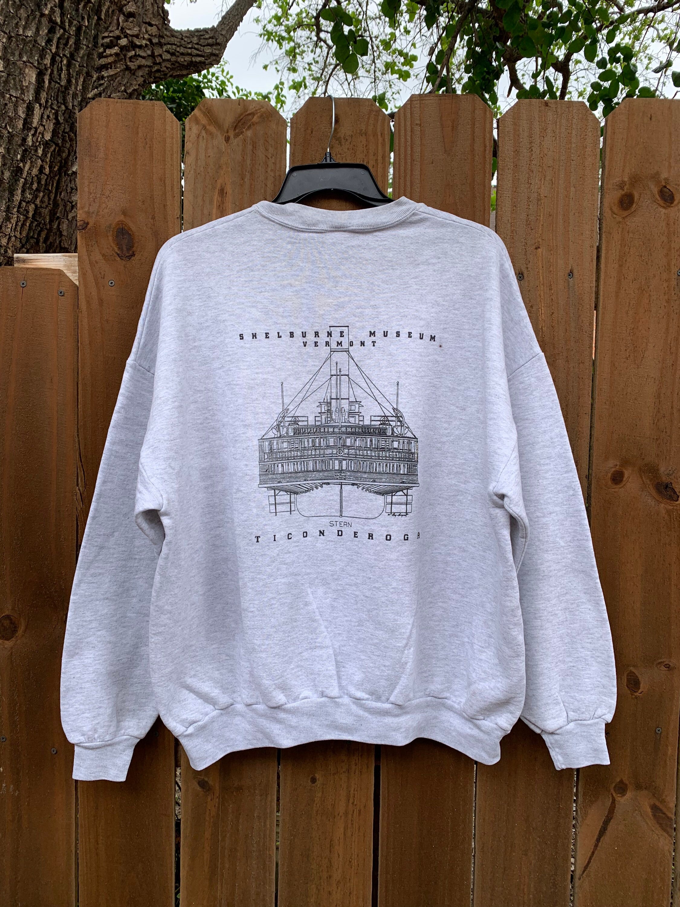 90's Vintage Shelburne Museum Vermont Stern Ticonderoga