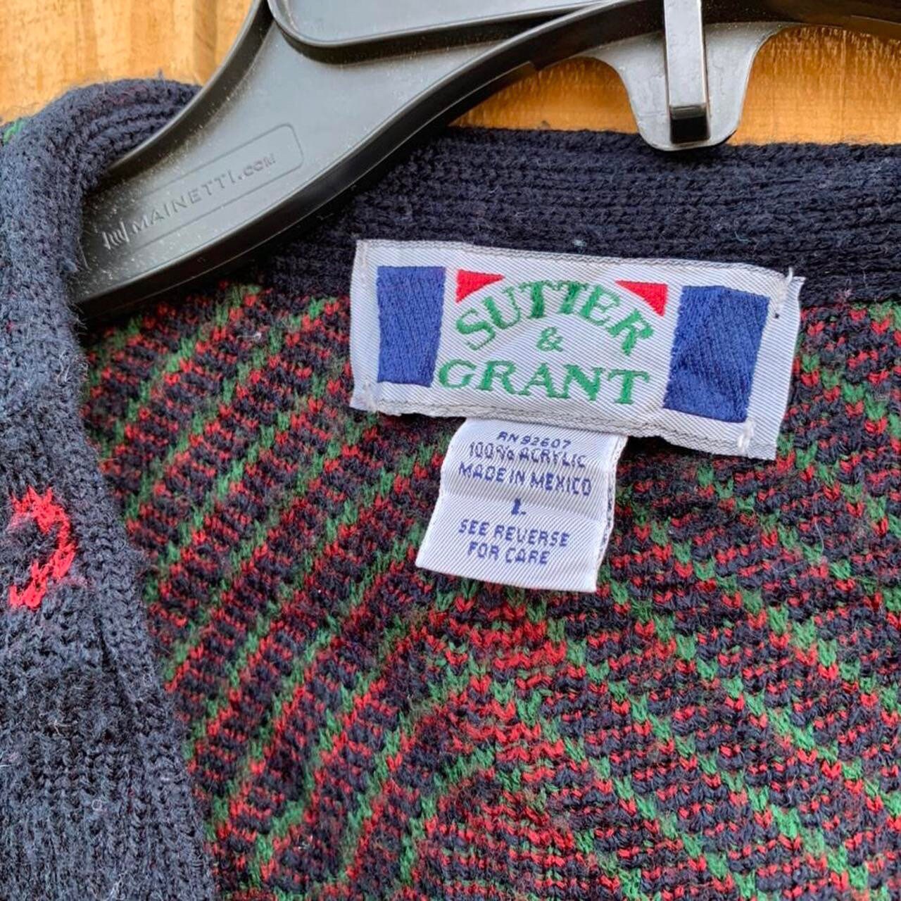 Vintage Sutter Grant Men's Cardigan Sweater Size Large. - Etsy