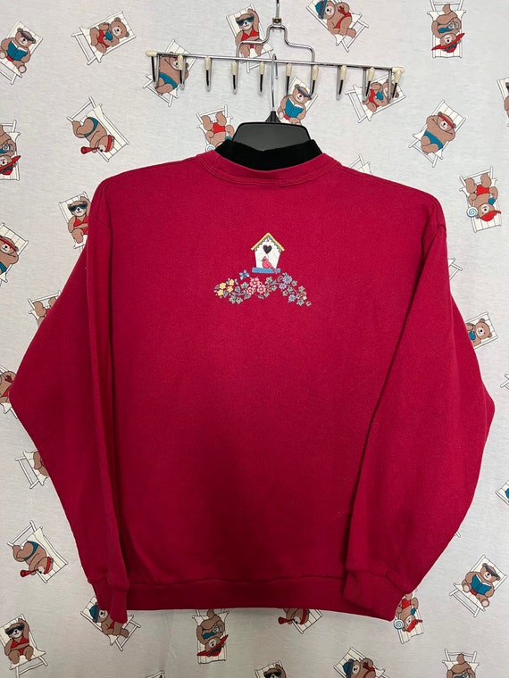 90s Vintage grandma sweatshirt by Morning Sun siz… - image 3