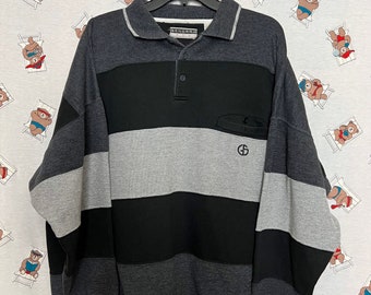 90s Vintage Men Sweatshirt by Generra Sport Size 2XL Vintage Mens Collared Sweatshirt. Etsy