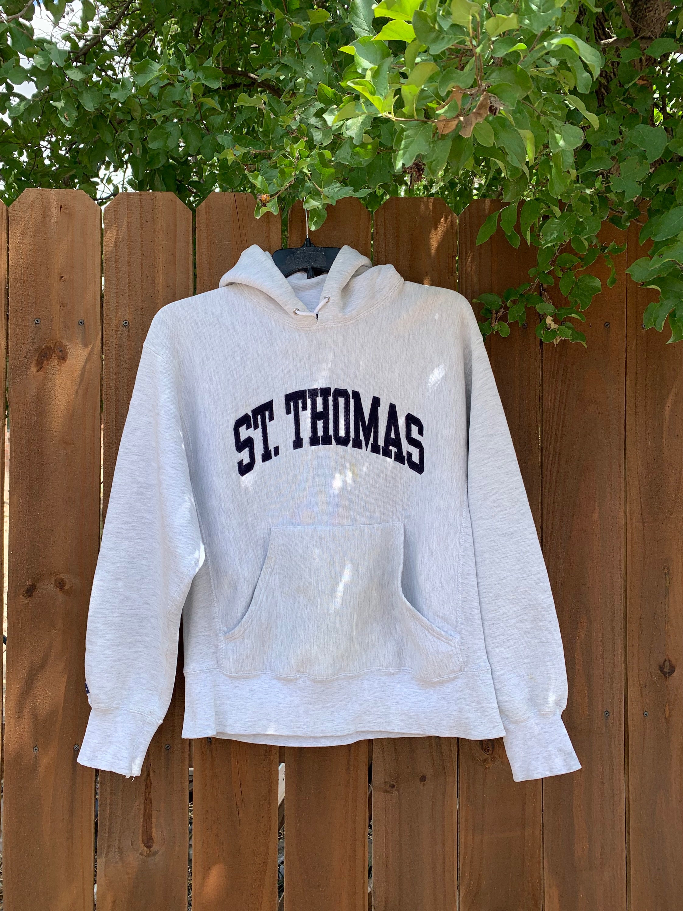 Vintage 90s St. Thomas Mens Pullover Hoodie Size Large by Jansport