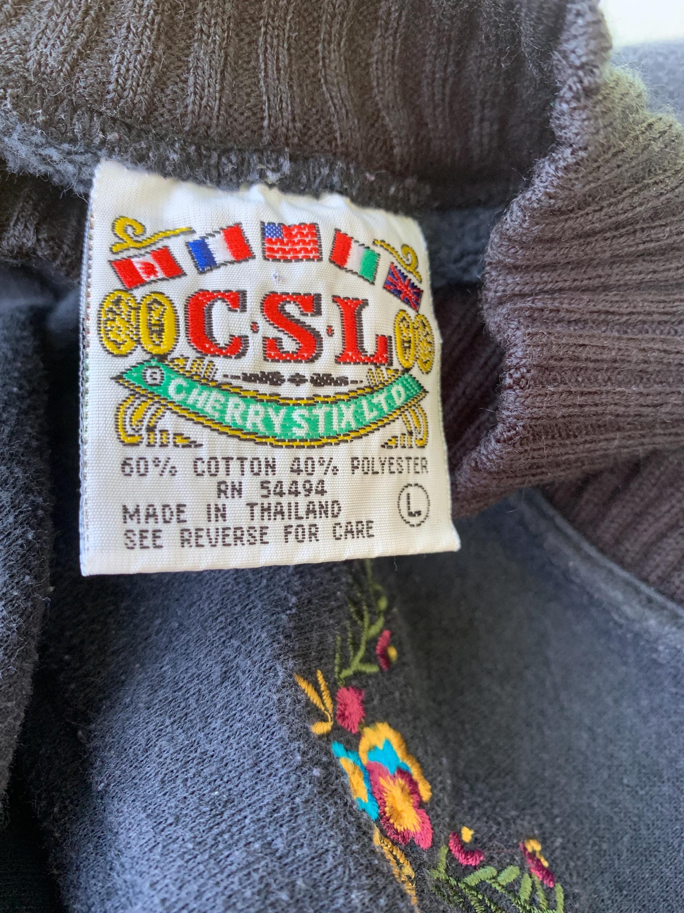 90 年代ヴィンテージ Cherry Stix Ltd タートルネック スウェット 