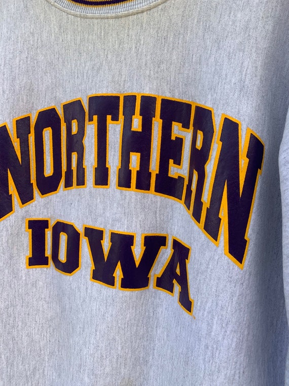 Vintage 90’s University of Northern IOWA heavywei… - image 2