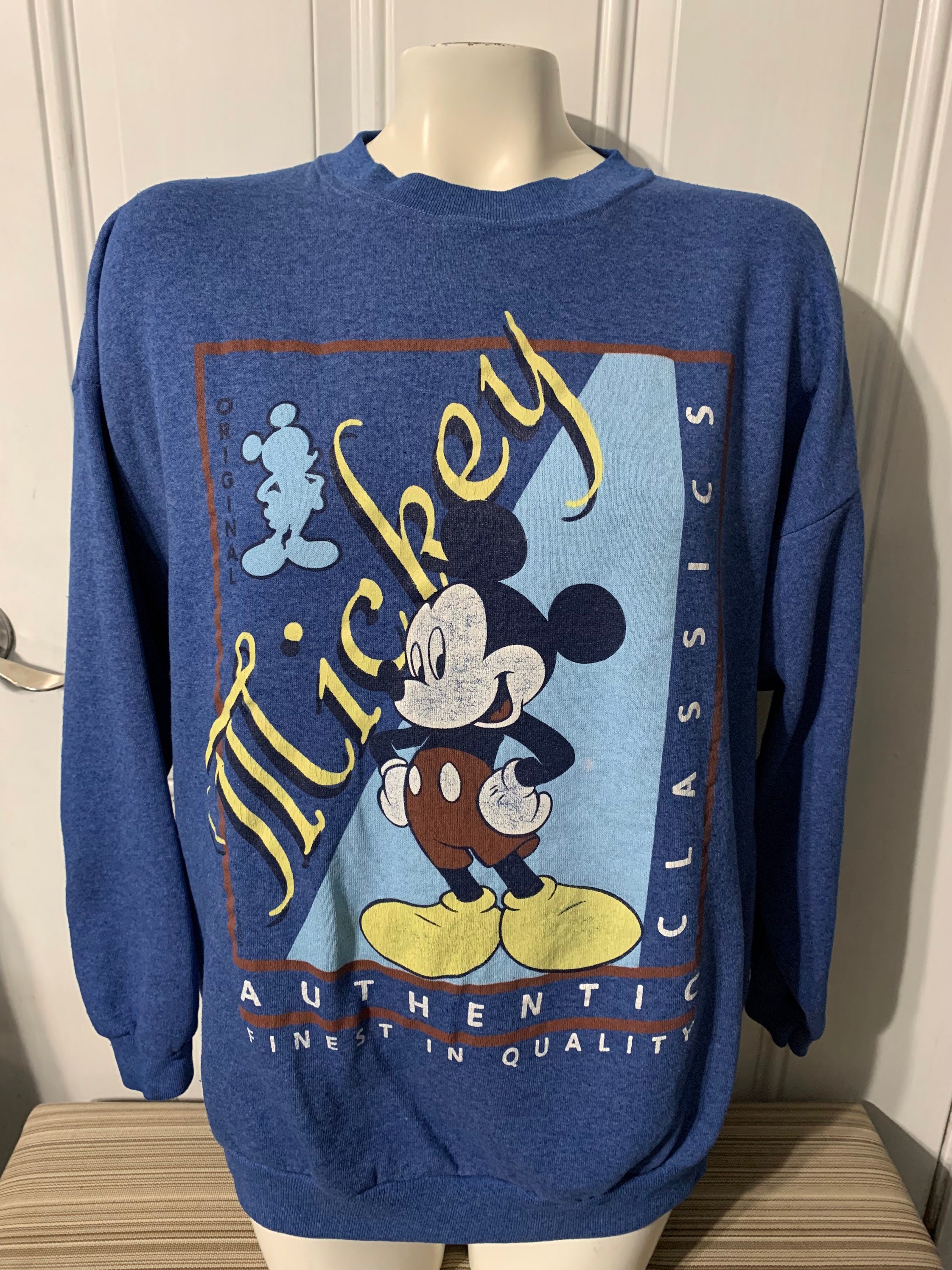 90's Mickey Classics ヴィンテージ トレーナー Vintage 90s Mickey Unlimited Jerry Leigh Mickey Mouse Crew Neck