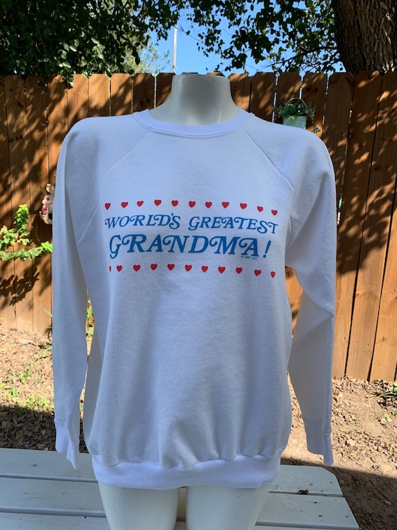 Vintage 1984 “World Greatest Grandma” raglan sleeve s… Gem