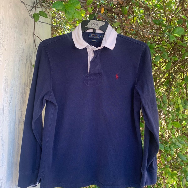 Vintage 90’s Polo Ralph Lauren  mens polo long sleeve t-shirt size Medium.