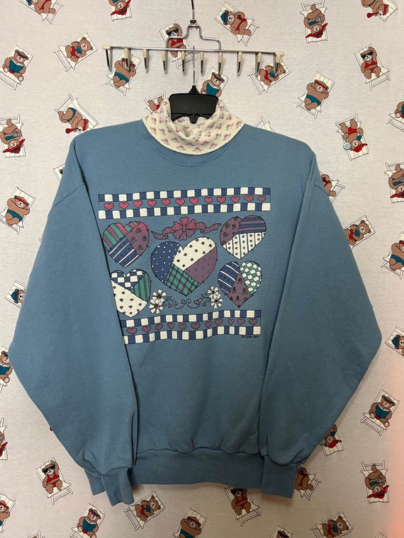Vintage grand-mère gopher sport sweat grand-mère à col