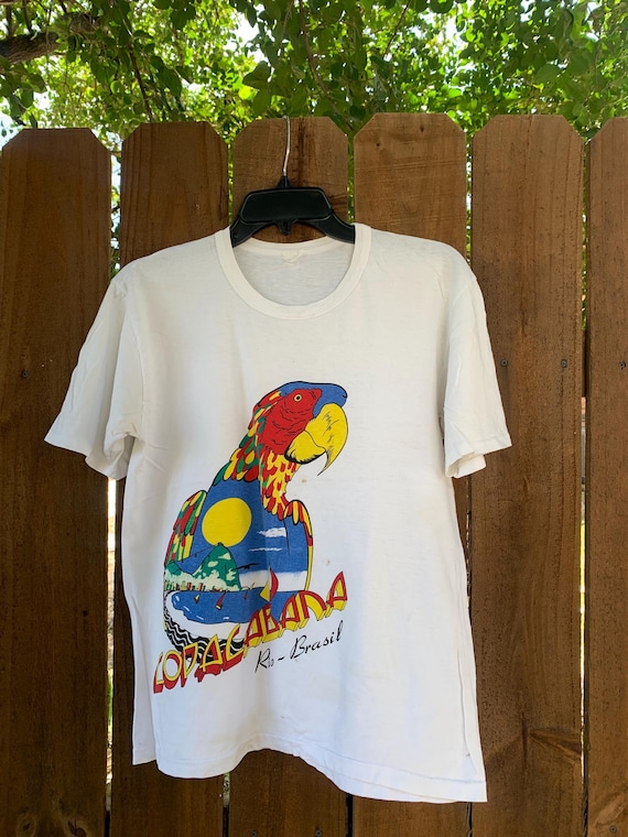 Vintage Copacabana Río-brasil Single Stitch T-shirt Size M, True