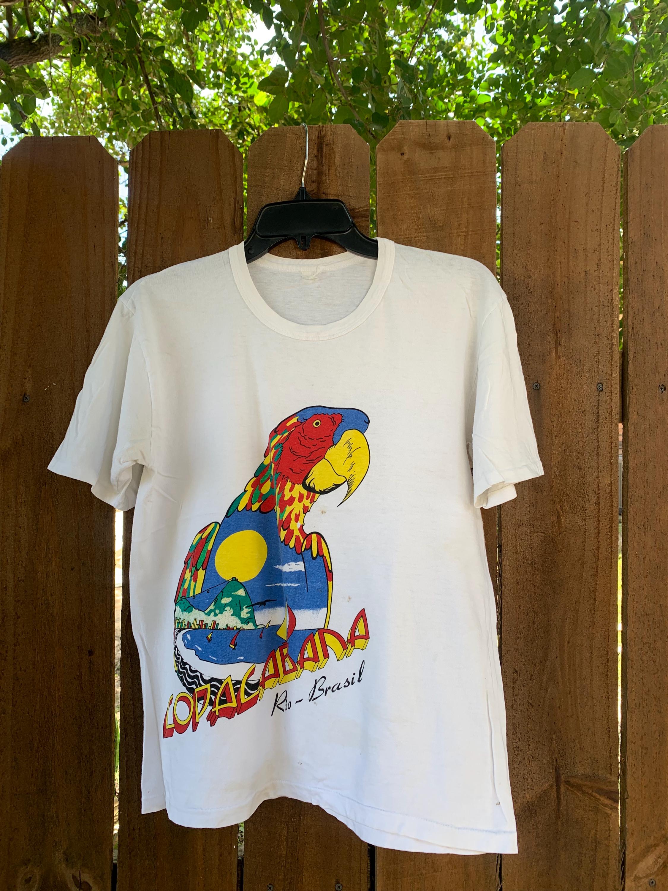Vintage Copacabana Río-brasil Single Stitch T-shirt Size M, True