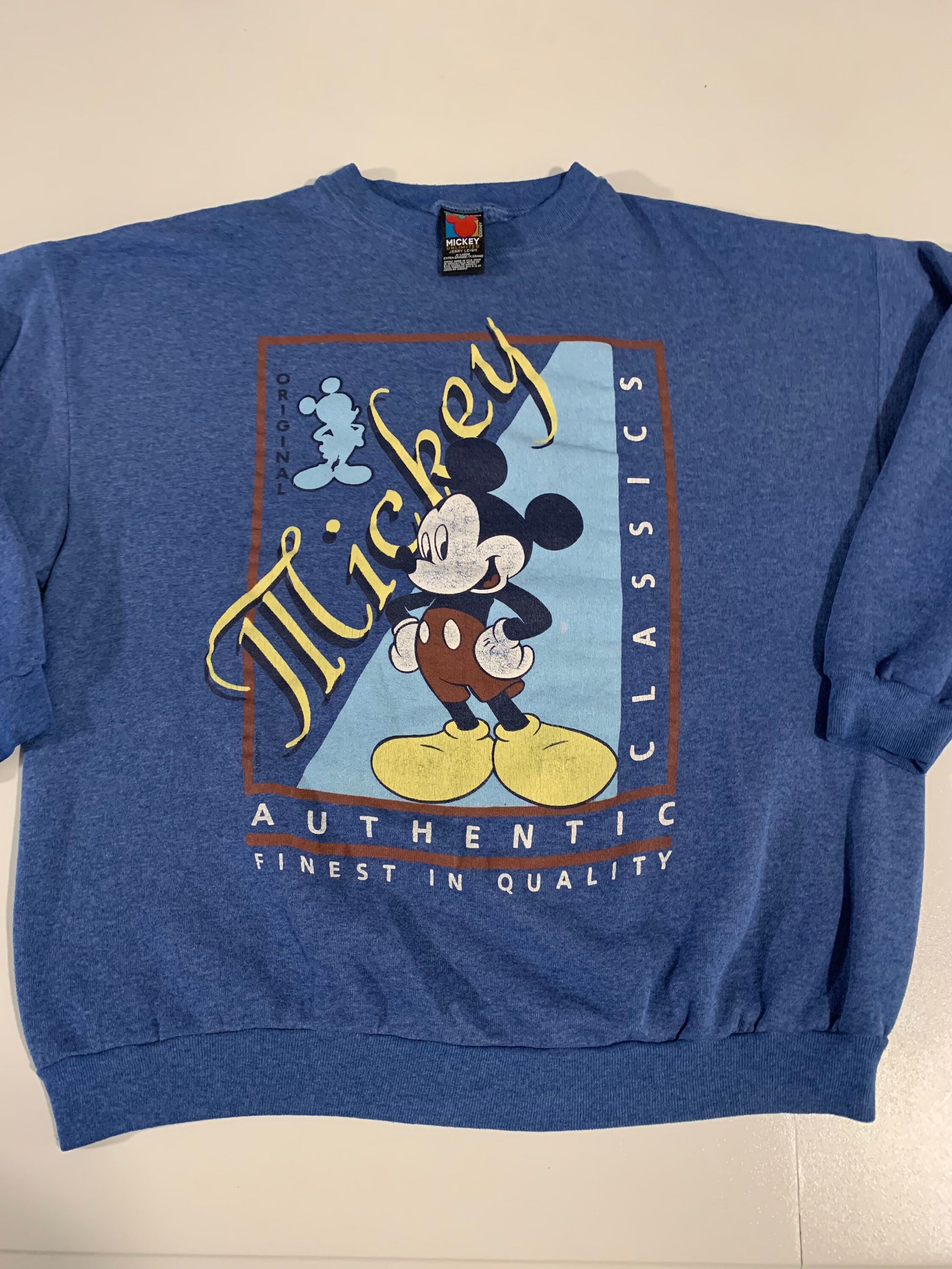 Vintage 90s Mickey Unlimited Jerry Leigh Mickey Mouse Crew Vintage 90s Mickey Unlimited Jerry Leigh Mickey Mouse Crew