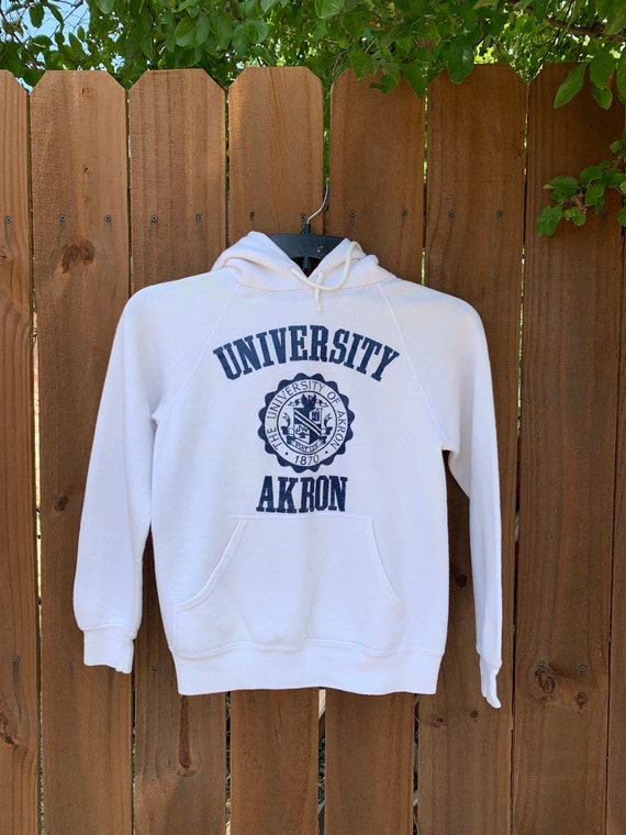 Vintage 70’s Akron University womens hoodie size X