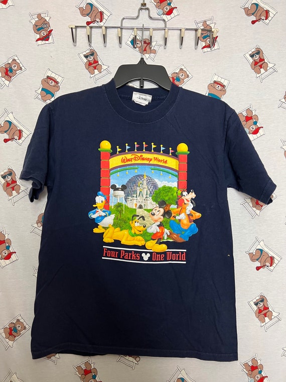 90s vintage Walt Disney World Park tee size L for 