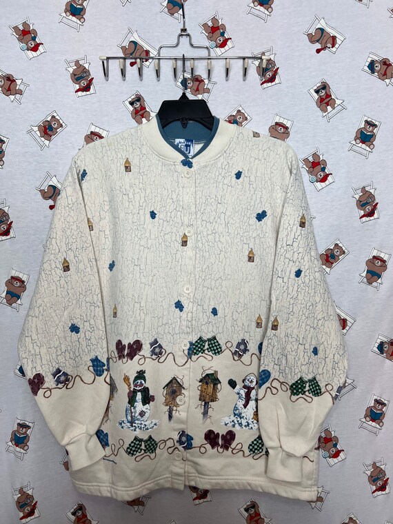 90s vintage winter sweatshirt by Art Unlimited siz