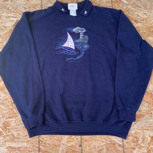 Vintage 90s Northern Reflections collared sweatshirt size XXL. image 1