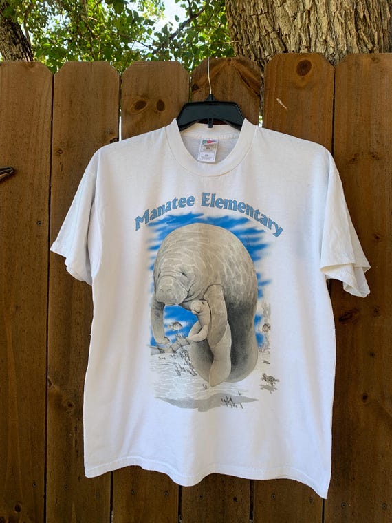 Distressed Caution Manatee Area Sign Cool Vintage Tshirt Distressed Caution Manatee Area Sign Cool Vintage Tshirt