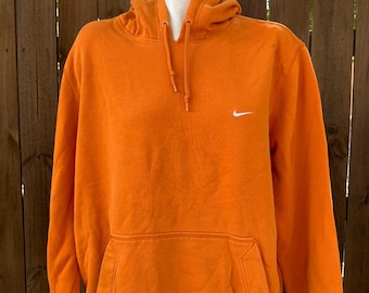 Sweats à capuche vintage Nike Small Swoosh pour hommes de l'an 2000 taille XL, sweat à capuche abîmé, surdimensionné, années 2000, Urban Outfitters, streetwear, rétro.