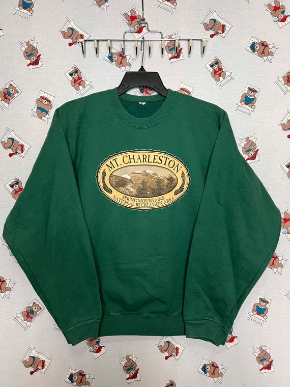 90s vintage Mt. Charleston sweatshirt size L. - image 1