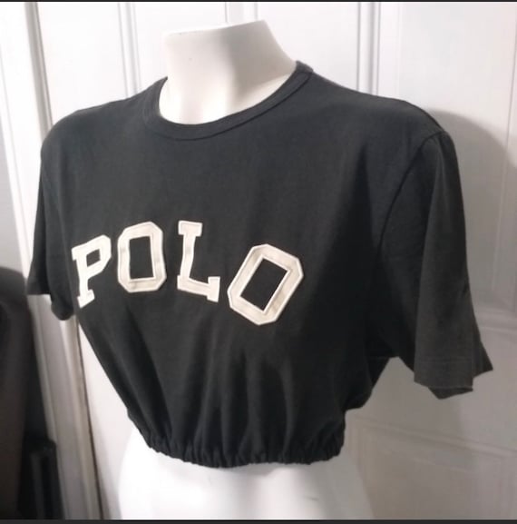 Vintage Polo Ralph Lauren custom reworked crop top