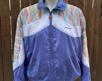 ヴィンテージ 1990 年代 ELLESSE ブルドッグ スキー ジャケット L