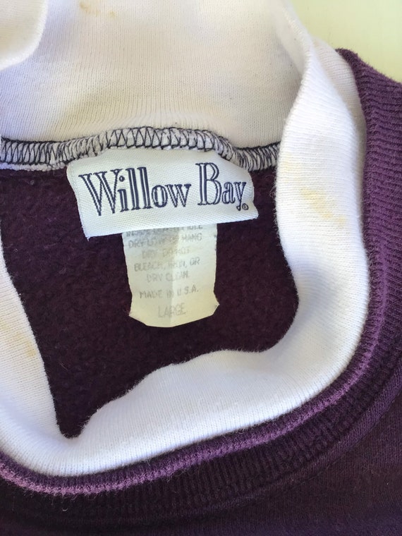 Vintage 90s “Bird House” Willow Bay Crewneck pull… - image 3