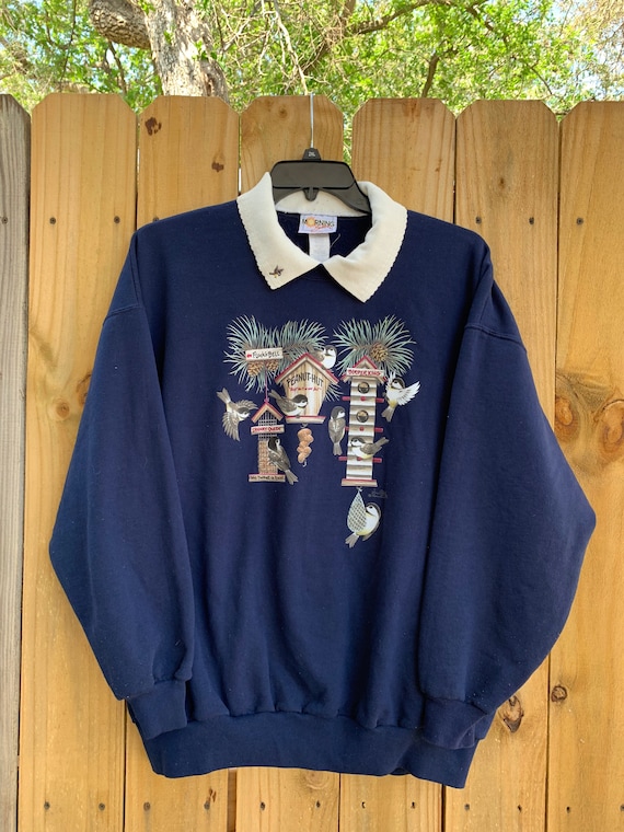 Vintage 90s Morning Sun grandma sweatshirt size 3X