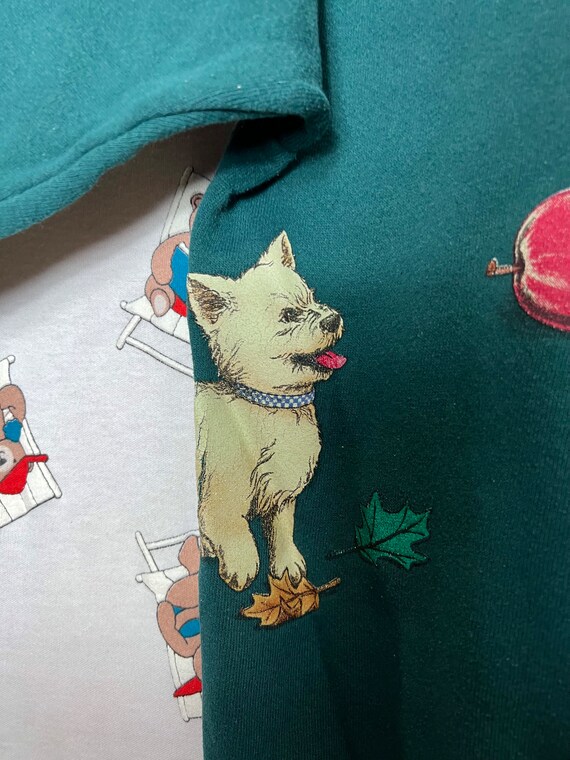 90s vintage Pets sweatshirt by Gopher size PL for… - image 3