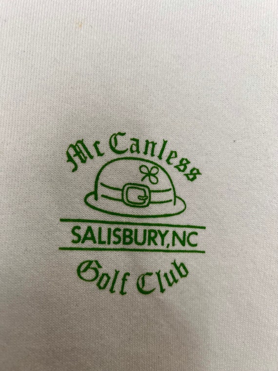 90s vintage Mr. Canless Golf Club sweatshirt size… - image 2