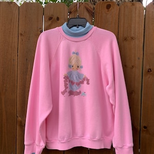 Felpa a collo alto Vintage Precious Moments taglia 2XL di Tultex, carina, adorabile, nostalgica, vera vintage.