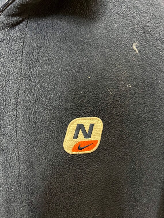 Vintage 90s Nike small swoosh half  zip  fleece j… - image 5