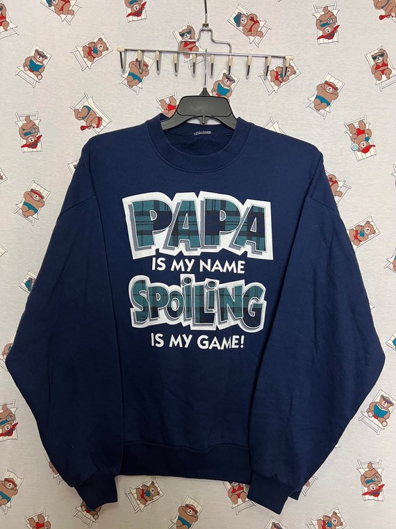 vintage 90s grandpa sweatshirt Gem