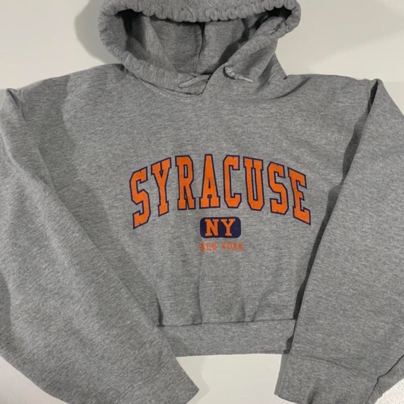 Vintage Syracuse crop hoodie size Medium. - image 2