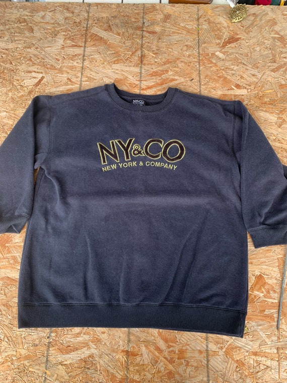 Vintage 90s NY&CO New York and Company Crewneck Sweatshirt Size Medium  Oversized. 