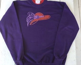 Vintage 90s Crew Neck Pullover Sweatshirt Size L