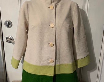 Vintage Custom Tailored Nardis of Dallas Olive Green Beige